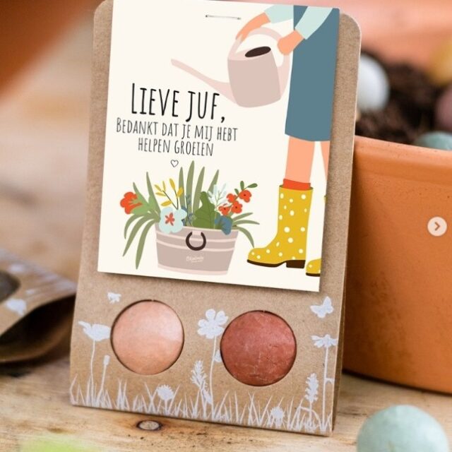De zomervakantie begint bijna! Tijd om jou juf of meester te bedanken!
Geef een leuk bloeiend bedankje 🌸