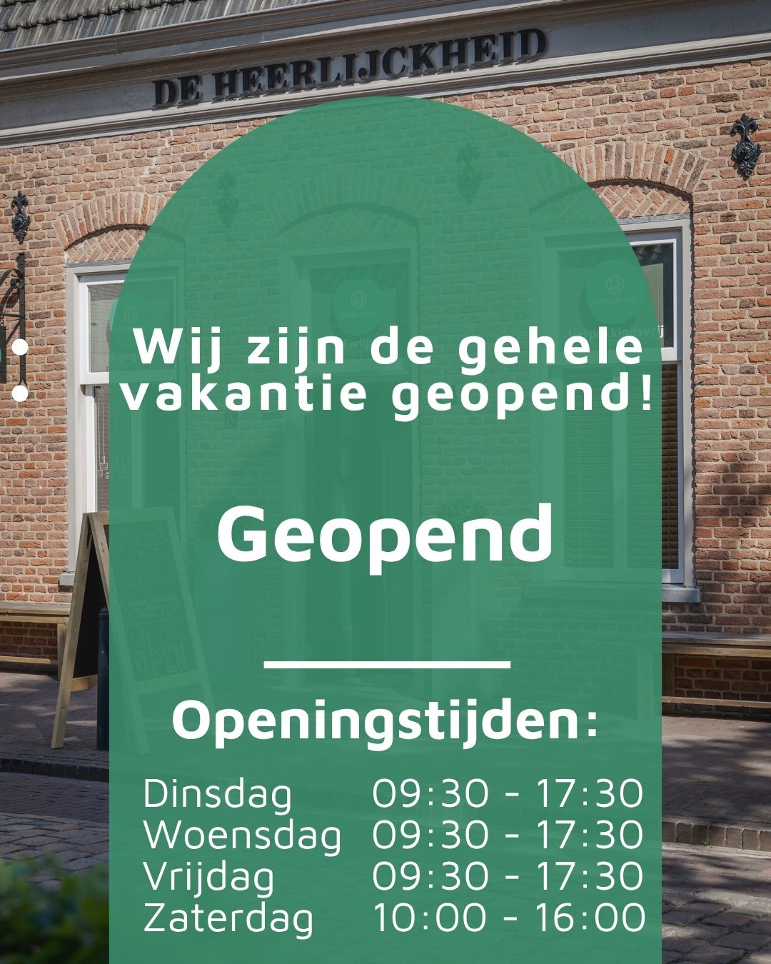 De vakanties zijn begonnen.🌞
Wij zijn de gehele zomer gewoon geopend!😄 We wensen iedereen een fijne vakantie en zien jullie graag in de winkel.😊