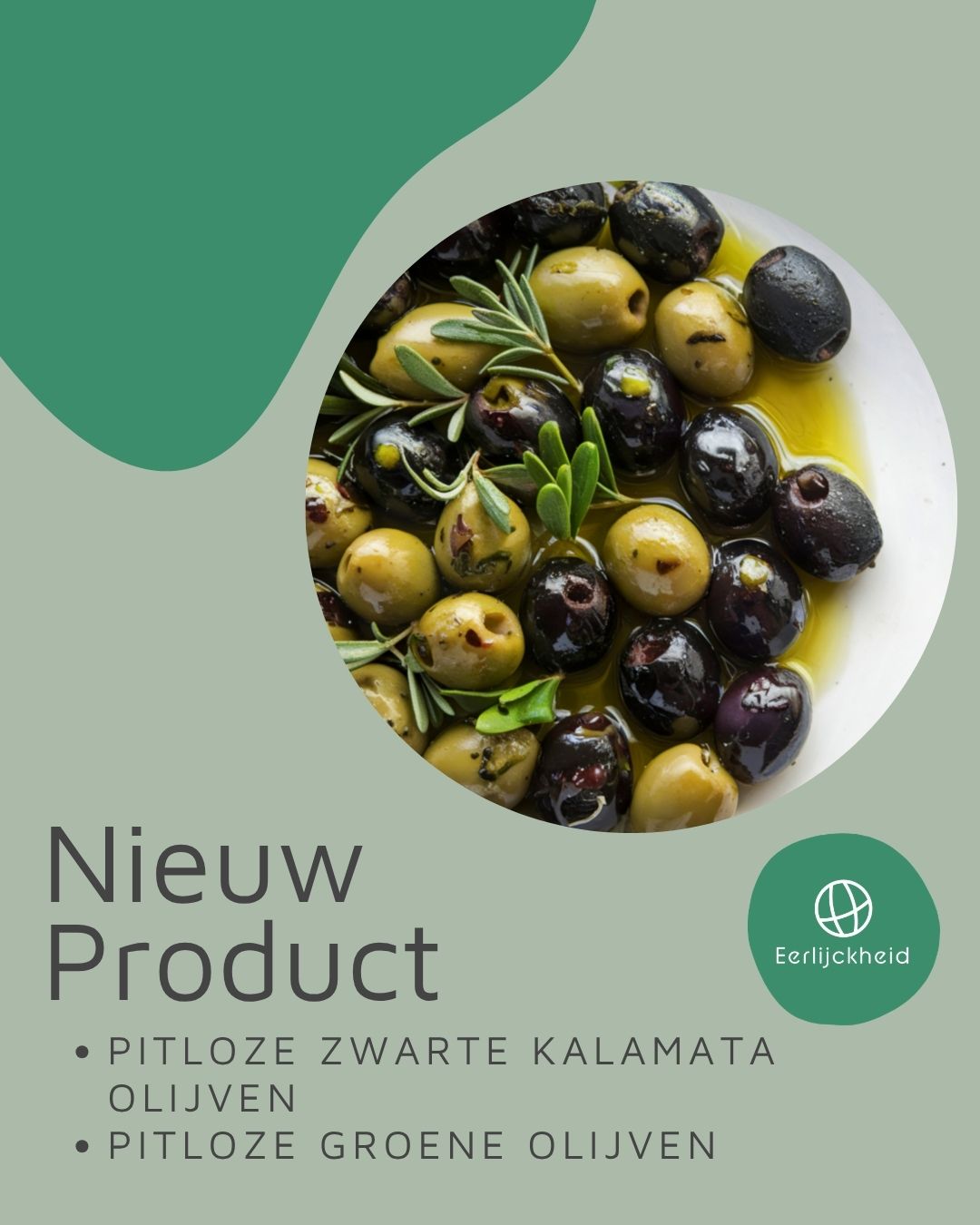 Nieuw! Olijven kalamata en groen maar vanaf nu in een potje.

Griekse,  olijven afkomstig van olijfbomen die gedijen onder de mediterrane zon. De zongerijpte olijven worden zorgvuldig ontpit om hun natuurlijke smaak en textuur te behouden. Heerlijk in salades, pasta's, tapenades, op de borrelplank of als topping op pizza's.