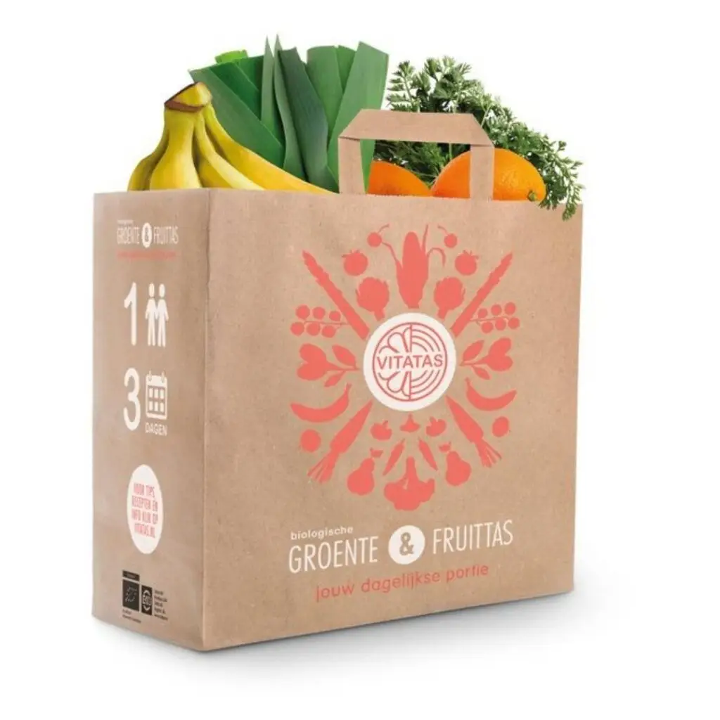 Groente- en Fruittas voor 1 persoon, 3 dagen