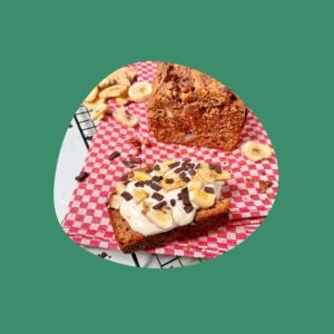 Ontbijtcake met dadels groen