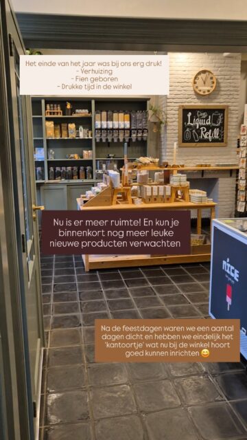 Nu is er meer ruimte! En kun je binnenkort nog meer leuke nieuwe producten verwachten 
